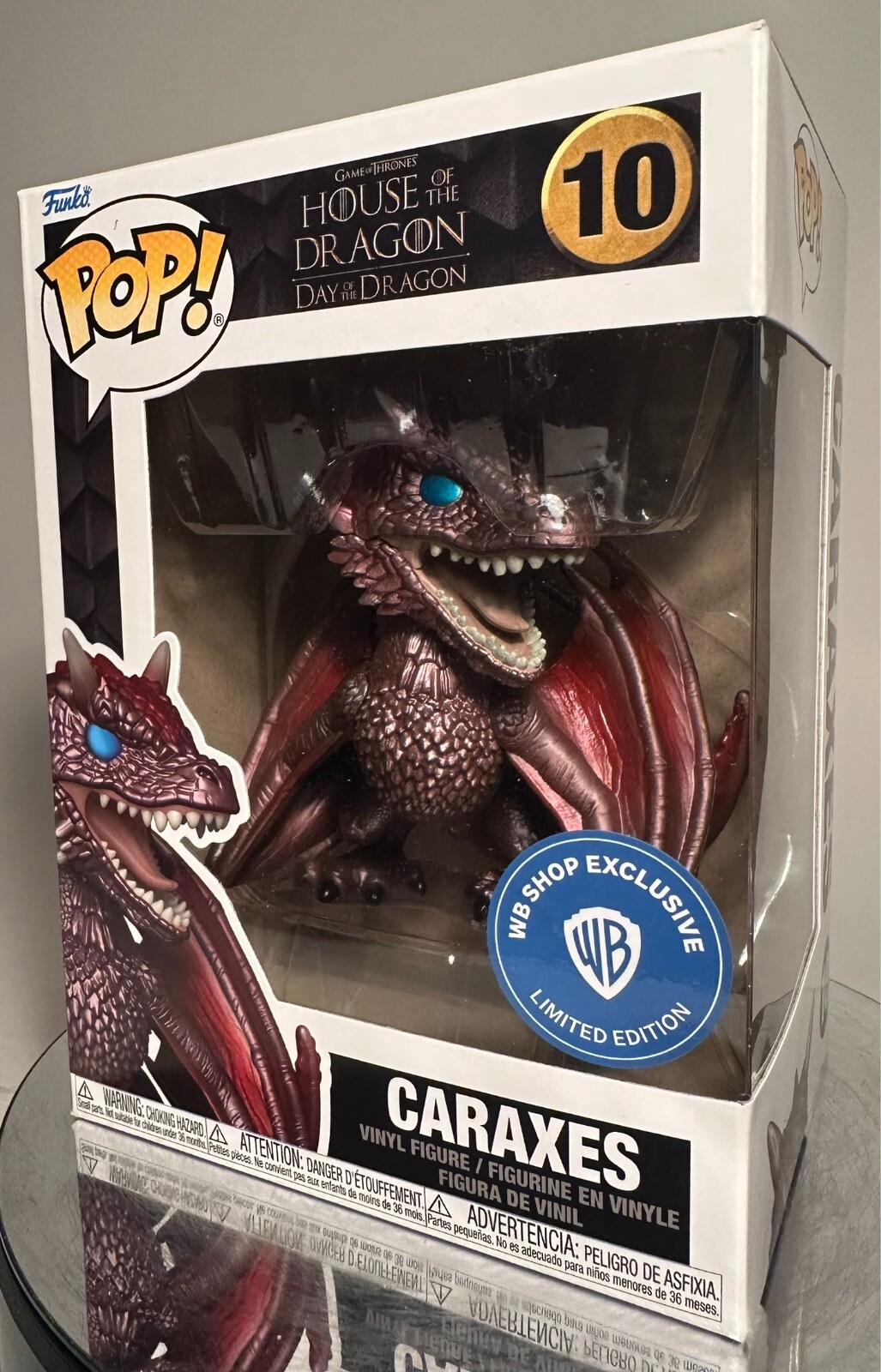 House Of The Dragon - Caraxes 10 (Wb Shop Exclusive) Funko Pop!
