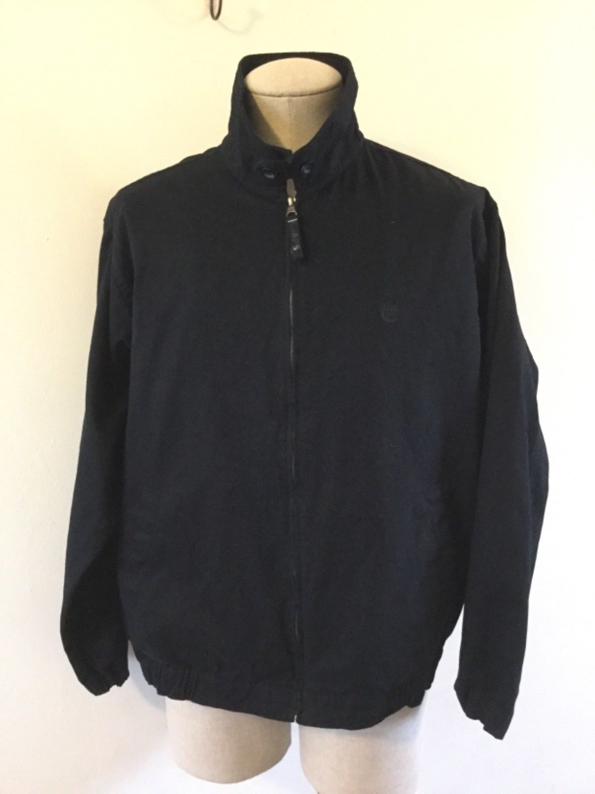 CHAPS Men's Black Jacket Coat Basic Jacket Size L… - image 1