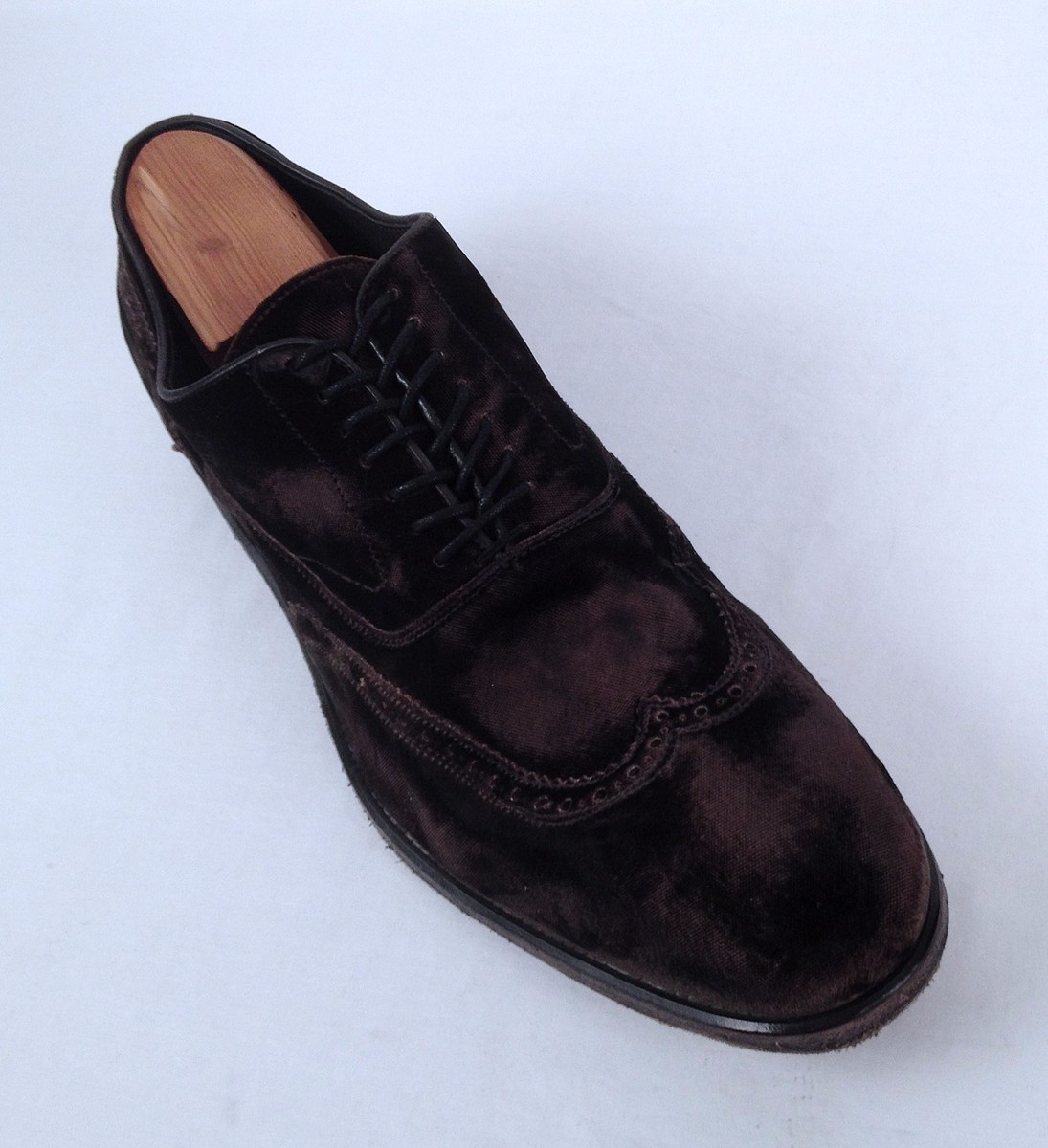 RARE John Varvatos Ivory Fleetwood Studded Wingtip Derby - Size 10 NEW $698 Brand New John Varvatos Collection Fleetwood Derby Size  main image 3
