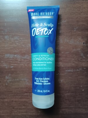 MARC ANTHONY Hair & Scalp Detox Purify & Refresh Shampoo, 8.4 Ounces - NEW!!