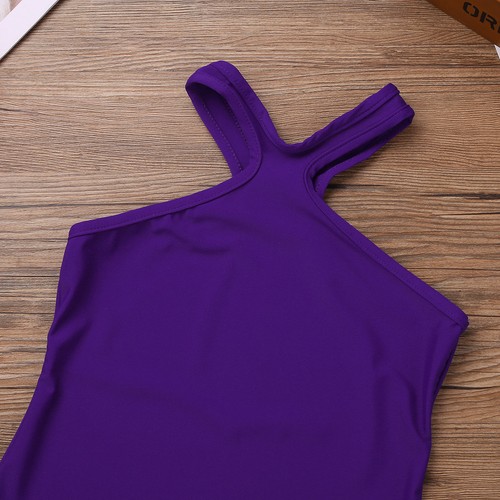 Kid Girls Dance Outfits Crop Tops+Shorts Leotards Gym Sport Fitness Workout Set - Picture 11 of 62