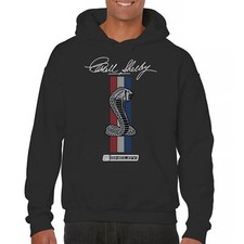 Shelby Cobra Logo Sweatshirt Mustang GT500 Performance Powered by Ford Hoodie