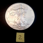 1 ounce Silver Eagle coin, uncirculated in mint conditon, bullion