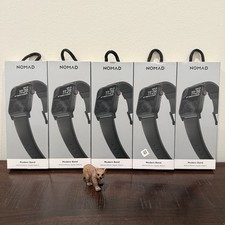 Nomad Modern Leather Band 40/41mm Apple Watch Black NM01993285 Set of 5 NEW