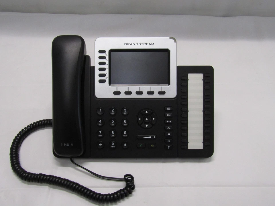 Lote de 7 Grandstream GXP2160 962-00051-18E002/3 6 líneas HD teléfono IP pantalla a color Foto 2 de 4