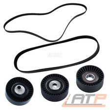 KEIL-RIPPEN-RIEMEN-SATZ SPANNROLLE UMLENKROLLE FÜR BMW X5 E53 3.0 BJ 00-02