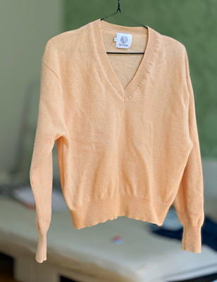 KNITID Damen Strickpullover 100% Kaschmir V-Ausschnitt Gr. XS