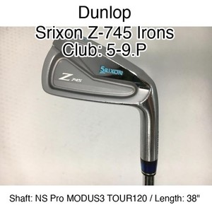 Dunlop  srixon  Z-745  (#5~P)　ブルー版 Srixon 745 Irons for sale | eBay