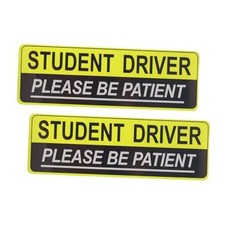 2PCS for Car,Reflective Student Driver Sticker Magnet for Student Driver Magnet