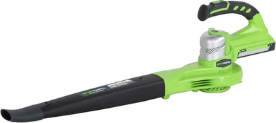 #ad Greenworks 24V Cordless Blower 130 MPH 330 with 2AH Battery and Charger $200.99