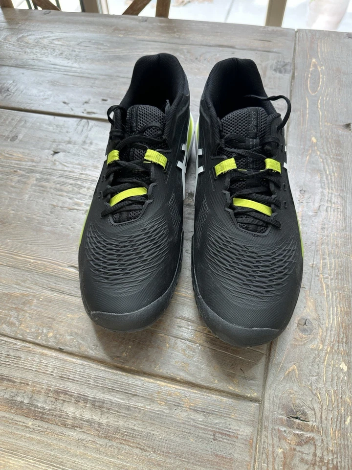 Tênis ASICSs Gel- Resolution X preto, tamanho 12.5 - Imagem 2 de 4