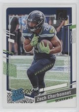 2023 Panini Clearly Donruss Rated Rookie Zach Charbonnet #91 5d9