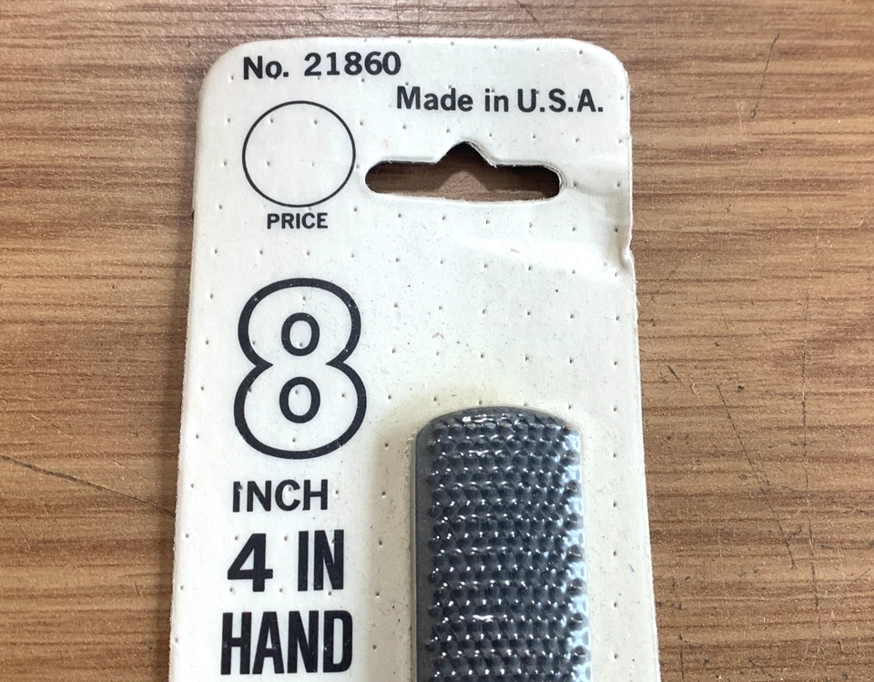 Nicholson 21860 Black Diamond 8" 4 in Hand Rasp File No. 21860 Made in USA NOS - Image 3 of 4