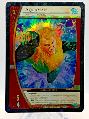 2004 Upper Deck VS System-Aquaman #DJL-001-Rare,Foil,Promo