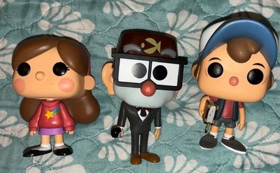 Gravity Falls Funko Pop Lot -  Dipper, Mabel, And Grunkle Stan (NO Boxes)