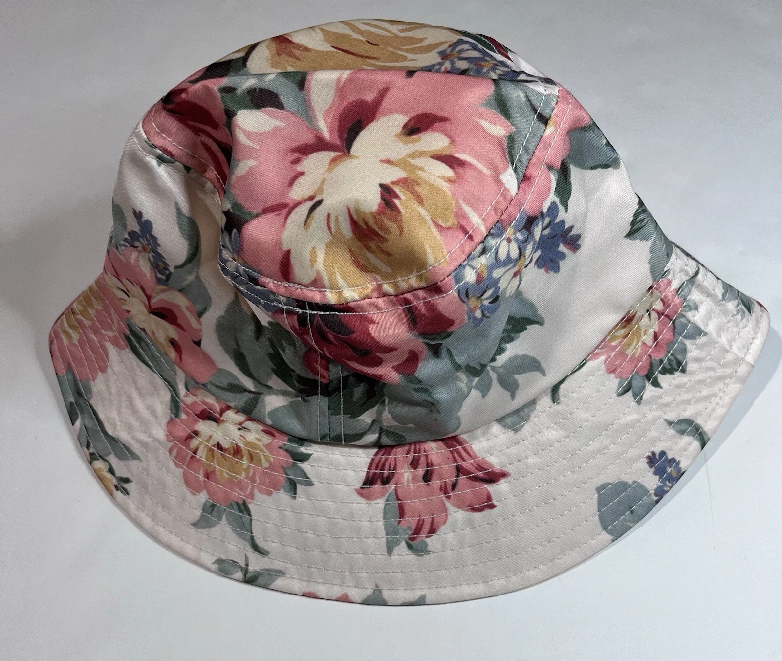 Loeffler Randall Floral Sun Rain Bucket Hat Spring Cottagecore Forest