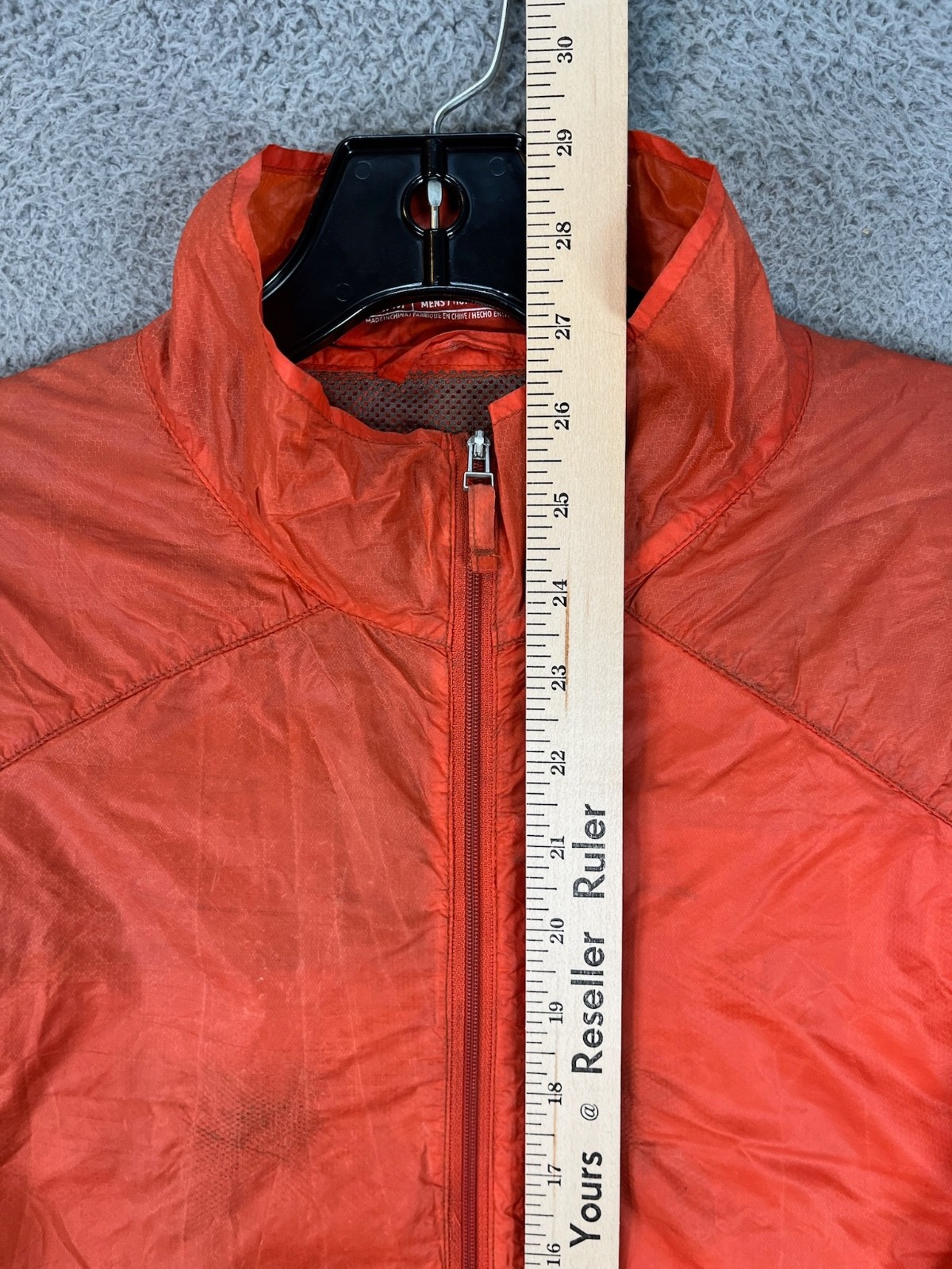 Ultimate Direction Jacket Men Medium Orange Hoode… - image 5