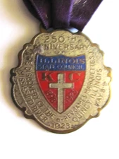 1923 MEMBER MEDAL KNIGHTS OF COLUMBUS ILLINOIS STATE COUNCIL MEETING QUINCY