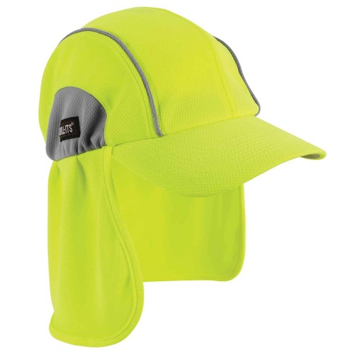 Chill Its 6650 Baseball Cap, Hat with Neck Shade, Sweat Wicking, High Visibil...