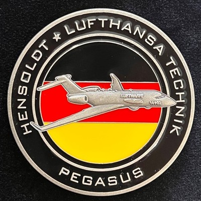 Bombardier Defense Hensdldt Lufthansa Technik Pegasus Challenge Coin