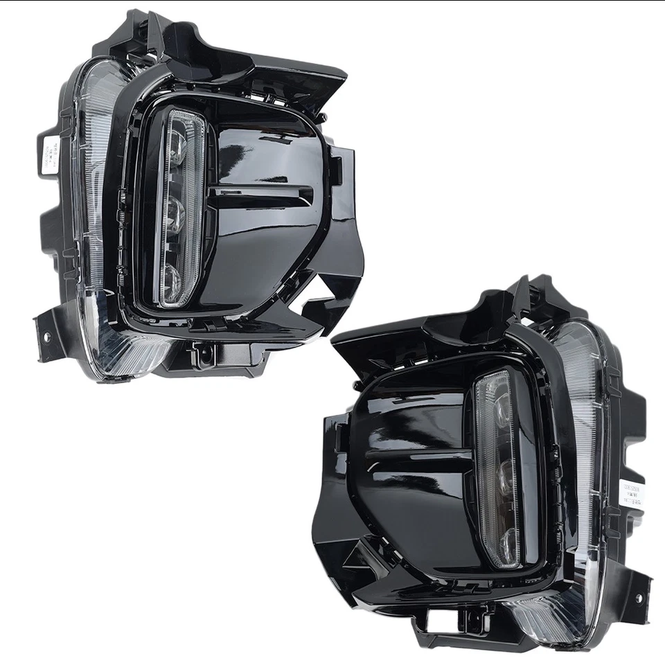 Luz antiniebla LED DRL cableado de lámpara de circulación diurna para Kia Seltos 2024-2026 Foto 2 de 4