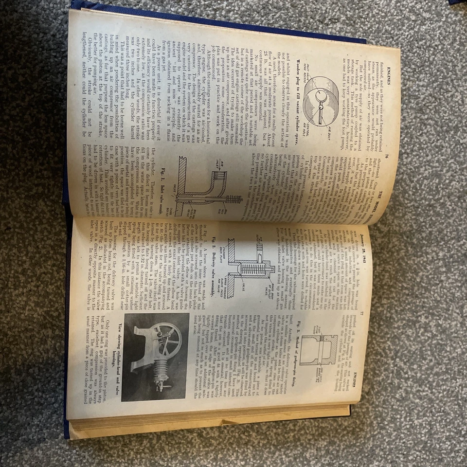 1943 vintage hobby Magazines Model Engineer complete bound Collection Jan-Jun - Image 4 of 4