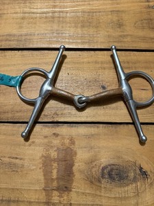 Copper Full Cheek Snaffle Heavy English Snaffle Horse But Used Horse Tack 5”