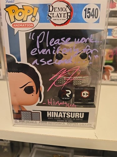Funko Pop Demon Slayer Hinatsuru PR Pre-Release Chalice Exclusive w/Protector
