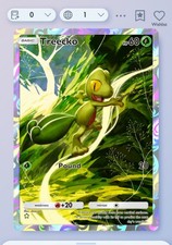 Pokemon Juego de Cartas Coleccionables Bolsillo - Treecko - 1⭐ Tarjeta - Inglés - Entrega Rápida