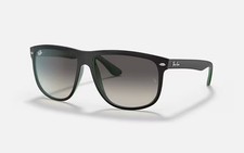 New Ray-Ban Boyfriend RB4147 Grey Gradient / Black Frame 60mm Lens Sunglasses