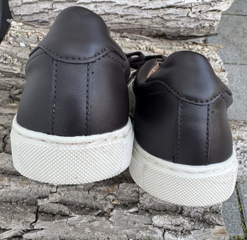 Banana Republic Mens Casual Sneaker Shoes Lace-Up Brown Leather Size 10 - Picture 6 of 7