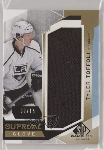 Gants Supreme Relics 2015 16 SP utilisés pour le jeu / 15 Tyler Toffoli #PA TT