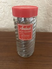 Vintage Dana Ambush Solid Cologne Silver Foil Sealed Stick Perfume 1960s