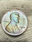 1920-D Lincoln Wheat Penny Cent - Gem AU+ Red Toned Nice Color WOW