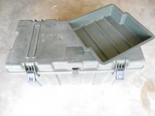 HARDIGG MILITARY TL500i HARD CASE STORAGE BOX FOOT LOCKER 32x15x18 WITH SHELF