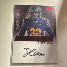 SAGE Next Level Signatures Autograph Daniel Scott NLS-DS California Golden Bears