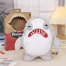 Fuggler Funny Ugly Monster Plush Toy Great White Shark Stuffed Peluche Doll Gift