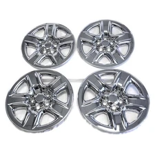 4 for Toyota RAV4 2006-2012 Chrome 17" Wheel Skins Hub Caps Full Rim Skin Covers