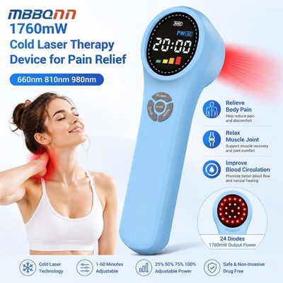 1760mW Laser Device for Post Workout Muscle Soreness and Joint Stiffness Relief