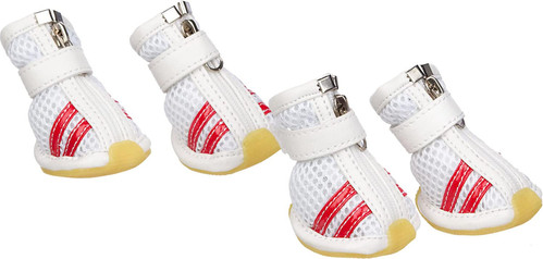 Flexible Air Mesh Dog Shoes - Breathable Year-Round Pet Shoes Paw Protectors ...