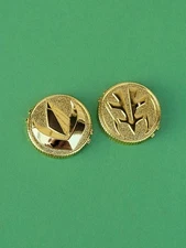 Flawed 91-93 Dragon Tiger set Dino Power Coin-Gold Made for Original Morpher