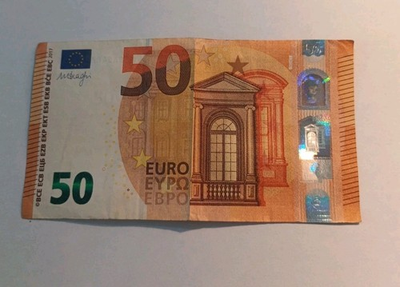 #ad 50 EURO 2017 SERIE SA MARIO DRAGHI RARA NUMERI DIVERSI EUR 159.00