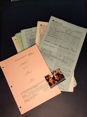 ST DS9 ''Chrysalis'' TV Production Report + Script + Card *MULTIPLE SIGNATURES*