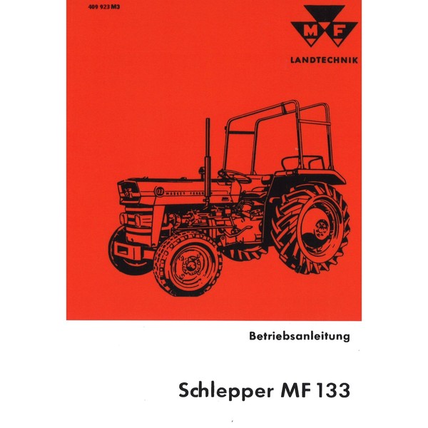 Massey Ferguson MF133 Dreizylinder Viertakt Dieselmotor Bedienungsanleitung-image