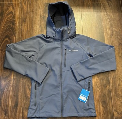 Columbia Cascade Ridge II Softshelljacke Herren mittelblau mit Kapuze