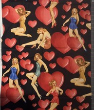 Alexander Henry Fabrics "Sweethearts" 2003 - 34" Long - OOP VHTF