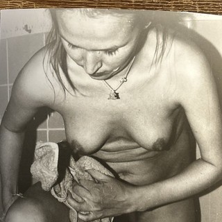 Woman Lady Maid Women Girl Nude Nude Posing 12x8 Original Photo