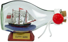 Nauticalia Cutty Sark Ship-In-Bottle, 3-Sided, 9Cm