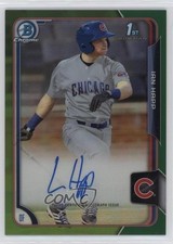 2015 Bowman Draft Chrome Pick Green Refractor 10/99 Ian Happ #BCA-IH Auto xi6