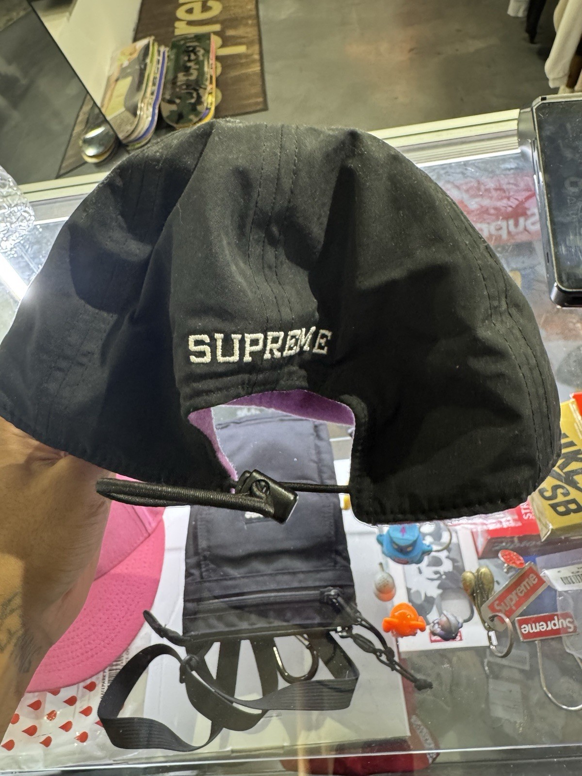 Supreme Adjustable Script Logo Cap - image 2